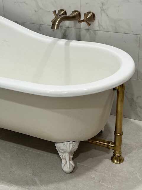 Claw Foot Tub Install